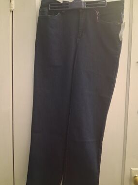 Gloria Vanderbilt Dark Blue Straight Leg Jeans